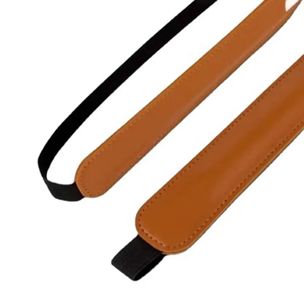 Estojo de couro artificial para crianças, Suporte ajustável para tablet, Anti Loss Storage, Nylon Elastic Band