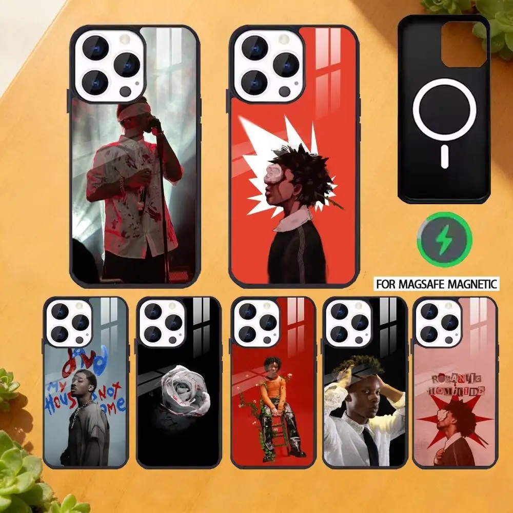 

D4vd H-Here With Me Phone Case For iPhone 17,16,15,14,13,12,Plus,Pro,Max for Magsafe Magnetic Wireless Charging