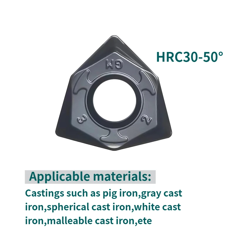 KD CNC WNMU0806 WNMU double-sided hexagonal heavy-duty insertion matching MFWN MFWN900 face milling cutter head FMB tool holder