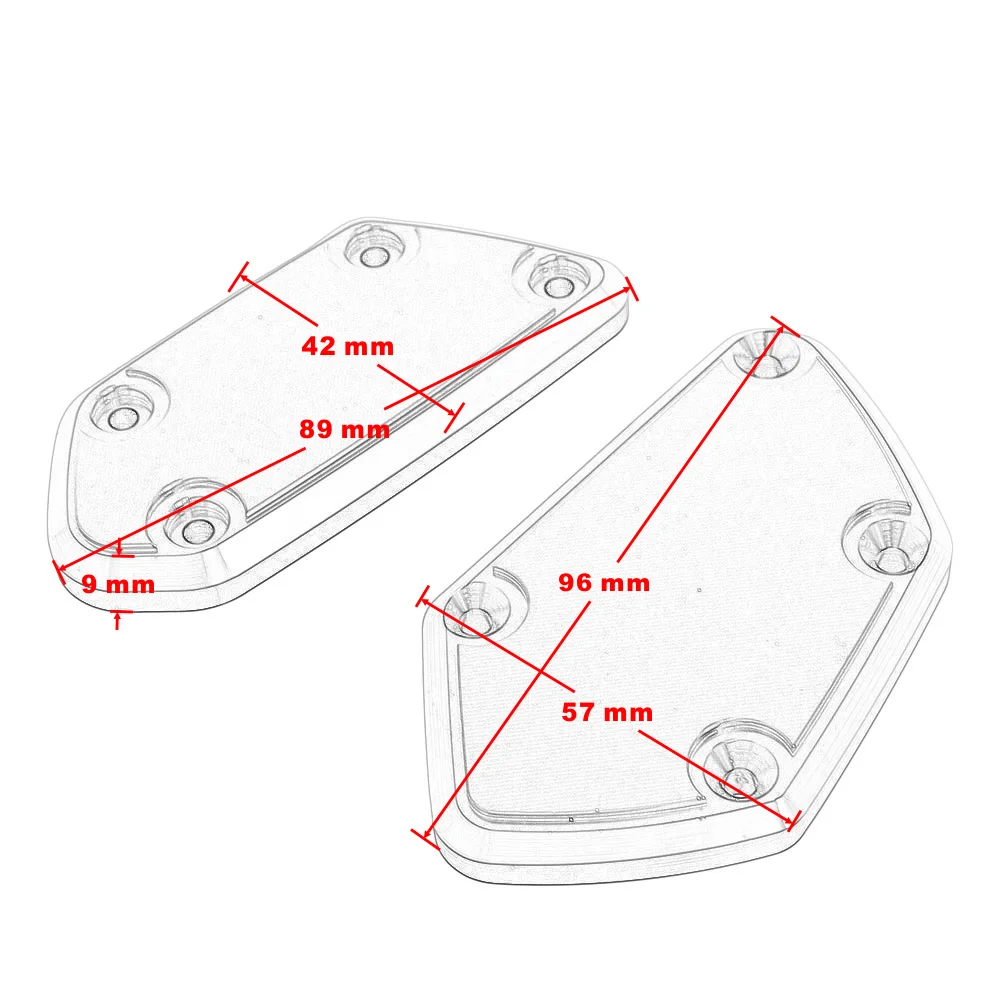 Fit for BMW R 1200RT LC/R 1200GS LC Adventure 2014-2016 Front Brake Clutch Fluid Reservoir Cover Caps Motorcycle Accessories