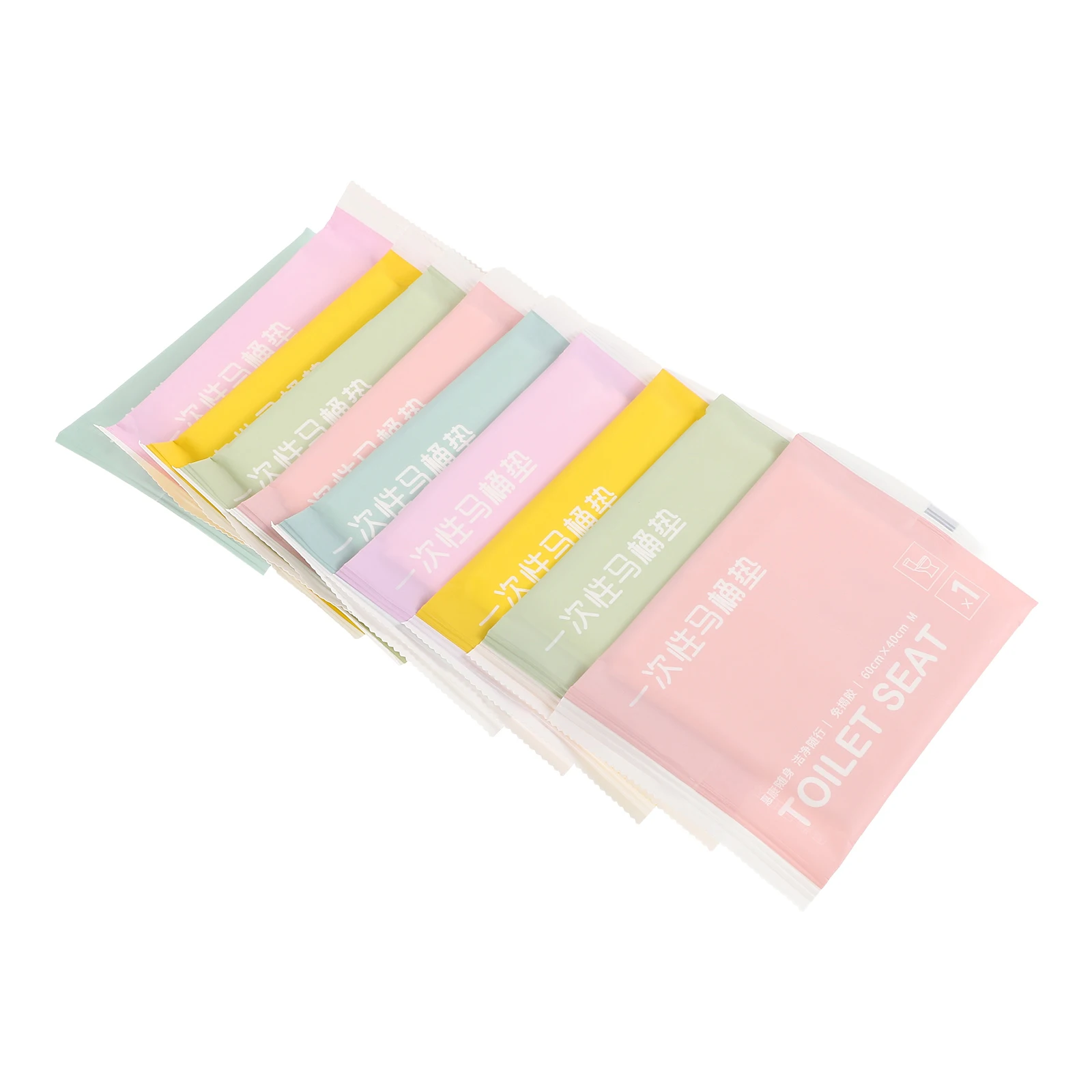 

10 Pcs Disposable Toilet Seat Covers Comfortable Antislip Leakproof Travel Camping Hotel Bathroom Liners Mats