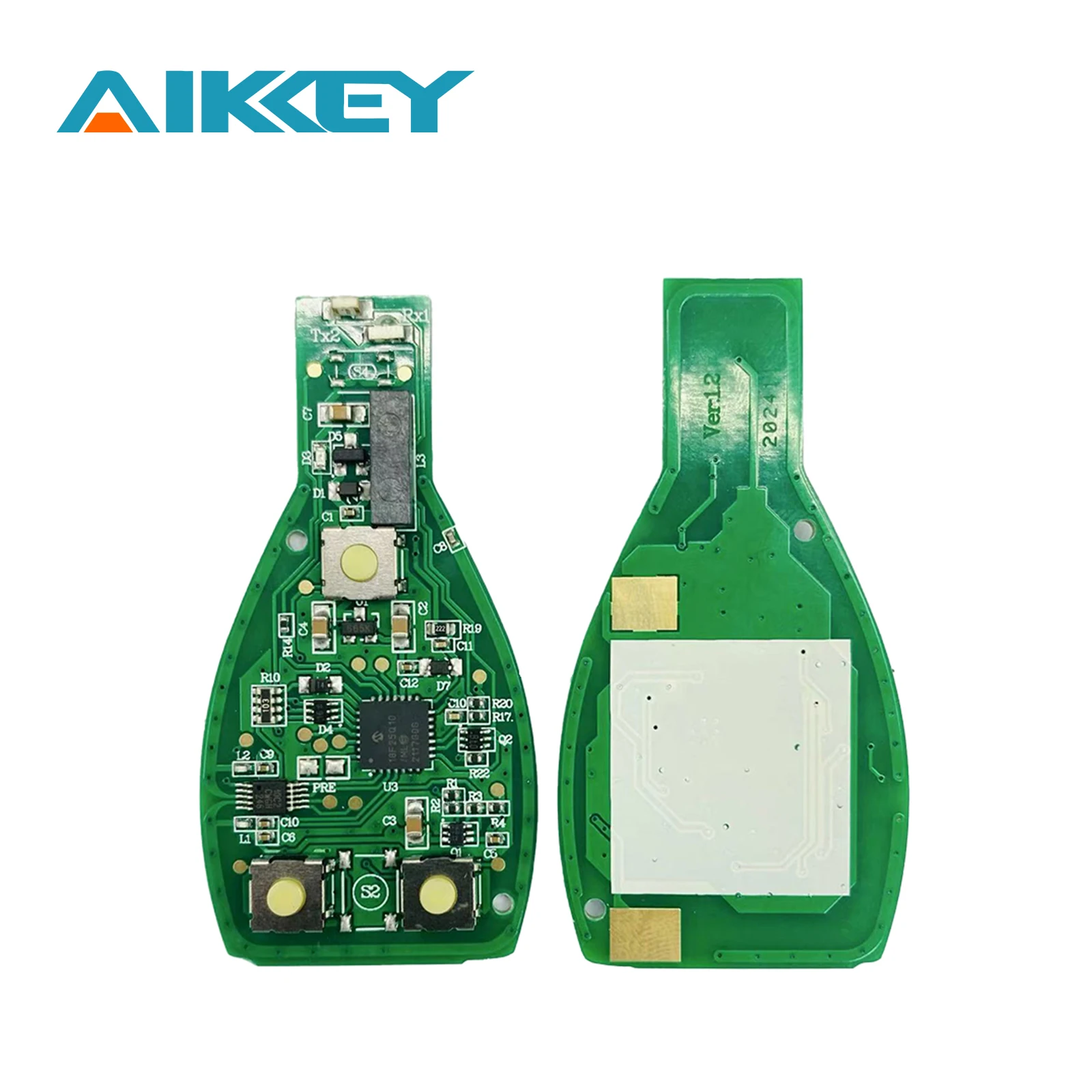 

3 Buttons Remote Key Circuit Board For Mercedes Benz PCB Chip Improved Version Smart 315MHz/433MHz Changeable