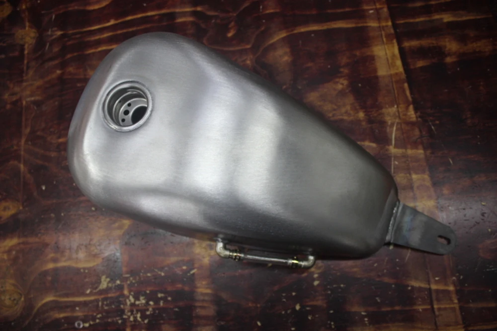 Unpainted 9L Motorcycle Petrol Gas Fuel Tank w/ Cap Tank Box For HONDA VLX400 600 Steed400 600 VLX Steed 400