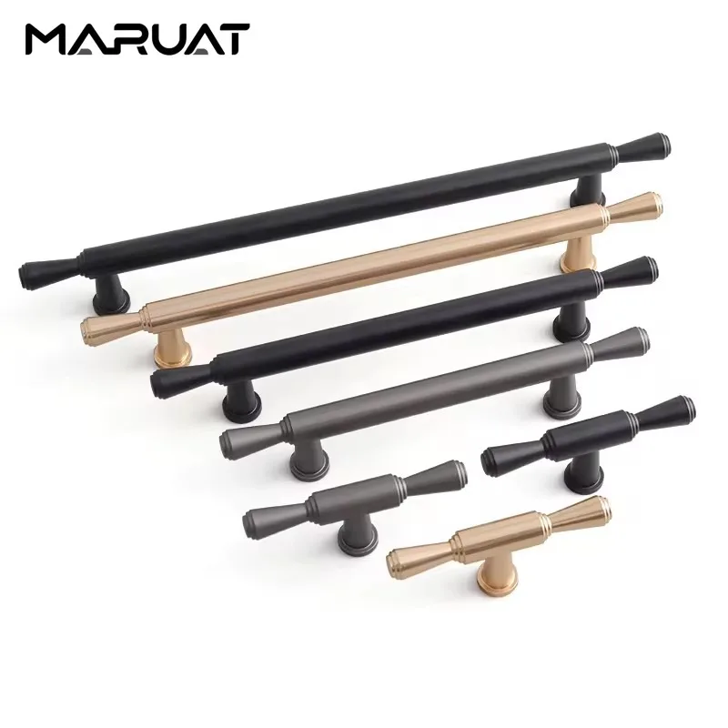 سبائك الألومنيوم الأثاث مقبض المطبخ تخزين غرفة مقبض كابينة غرفة النوم خزانة درج منضدة الزينة مقبض خزانة الأحذية