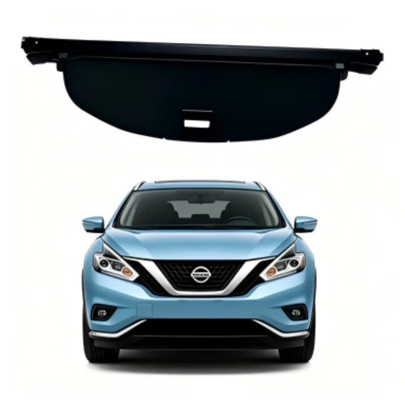 Cargo Cover Trunk Privacy Shade Rear Security Partition Anti-Theft Shield Retractable Organizer for Nissan Murano 2016-2024