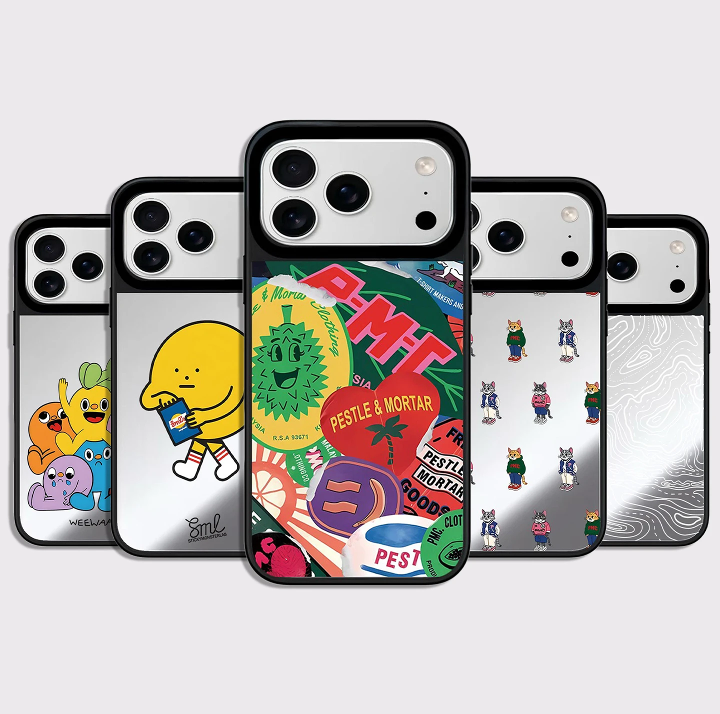 6090471 Mirror Surface Magnetic Phone Case Cover for IPhone 13 14 15 16 17 18 Pro Max Case Cartoon