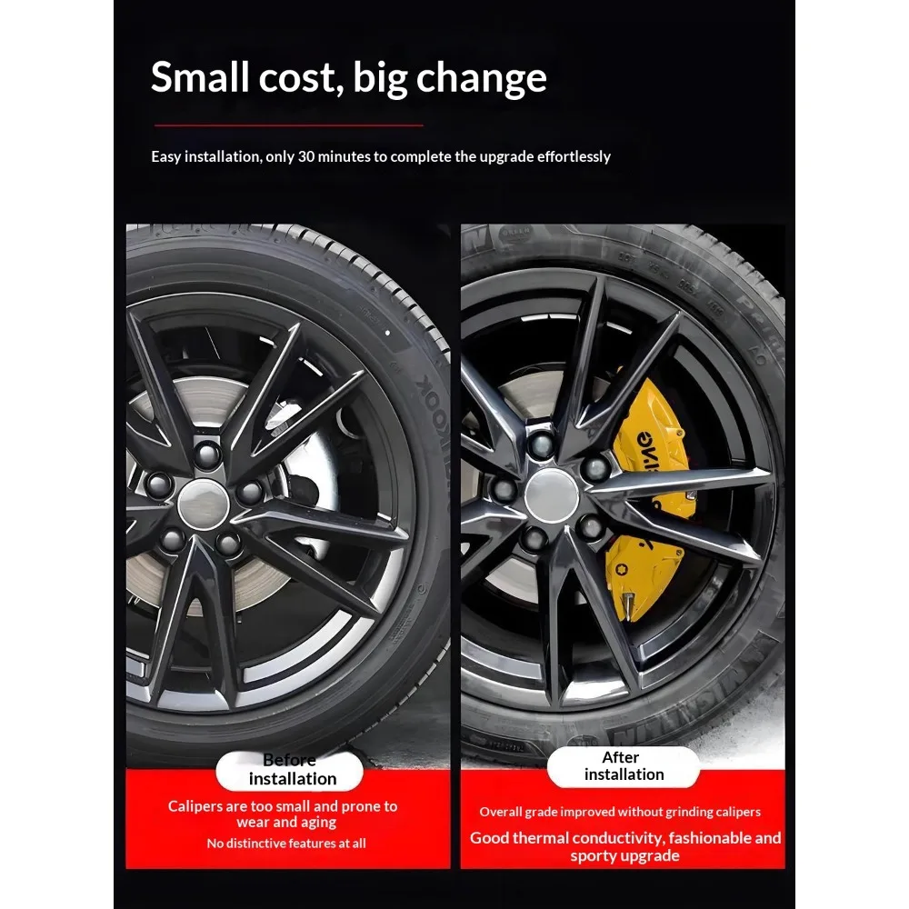 Immagine 5: Copertura per Pinza Freno in Lega di Alluminio, Accessori per Auto Speciali Ideal ONE/L6/L7/L8/L9