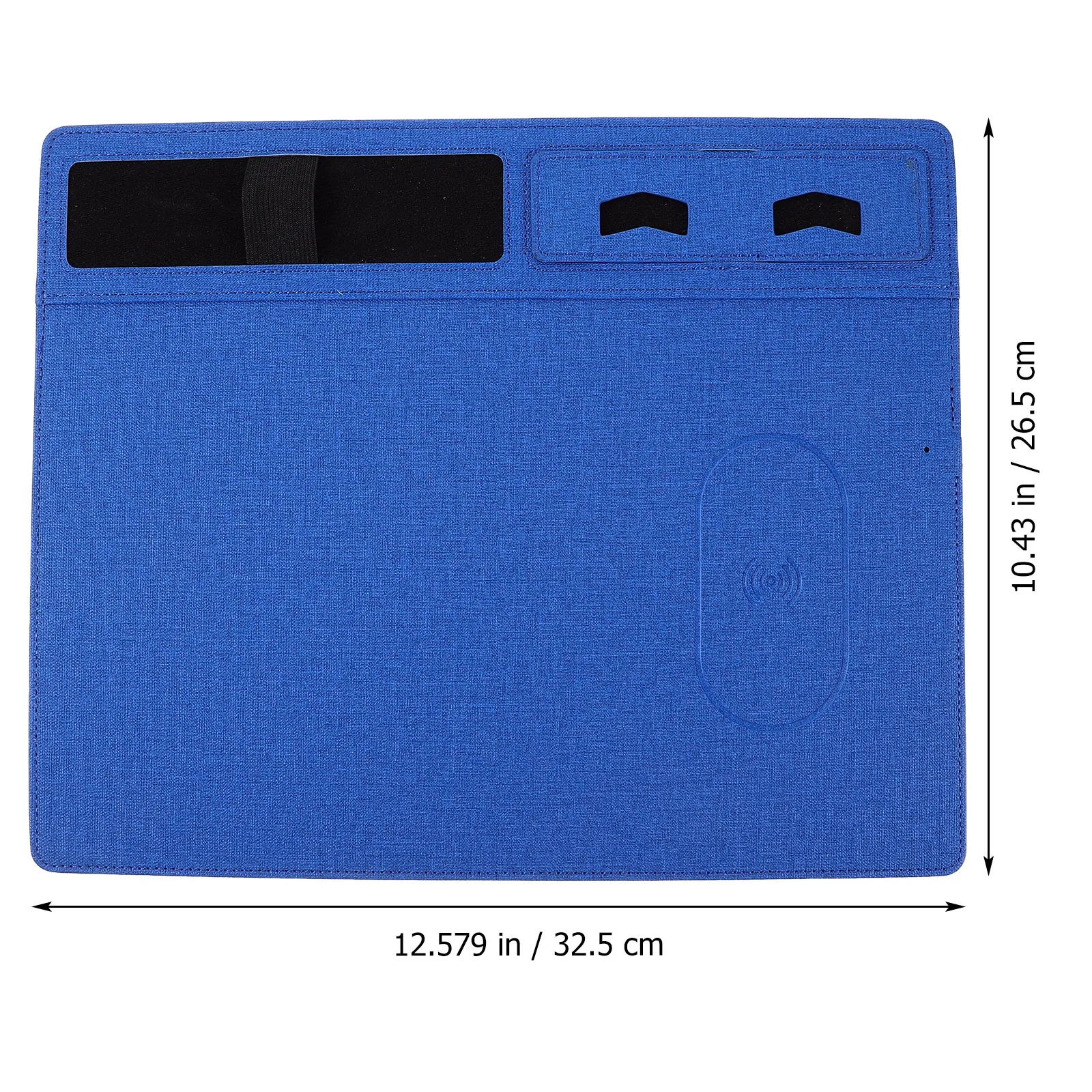 Wireless Charging Mouse Pad 15W Large Gaming Mouse Mat Anti-Slip Pu Desk Organizer For Office Business Spill Resistant