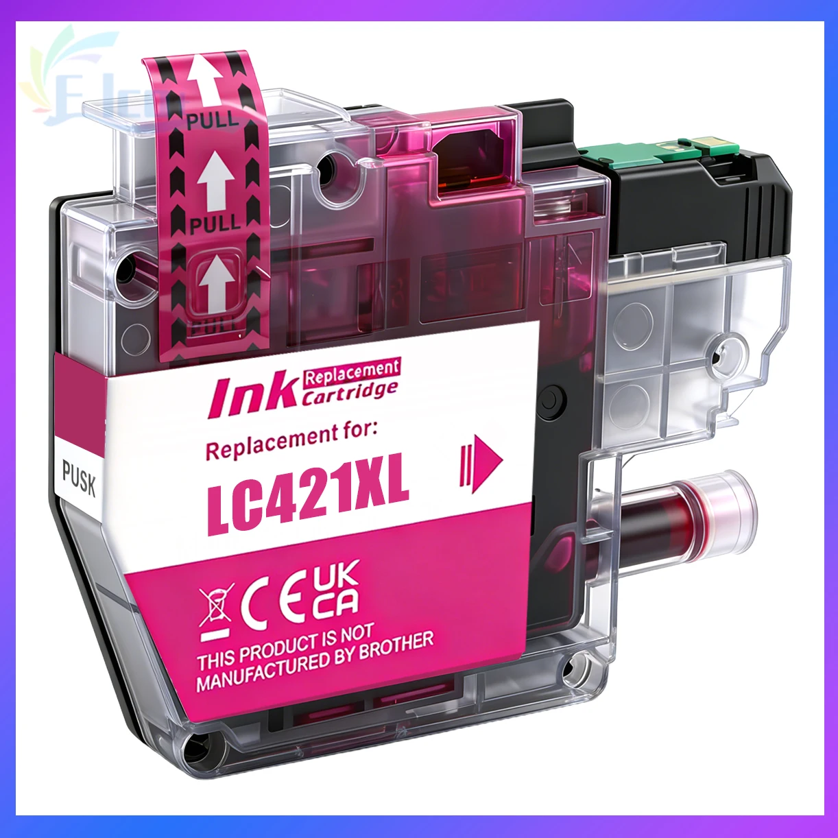 LC421XL LC421 Wkład Atramentowy Kompatybilny z Brother LC421 Do Drukarek Brother DCP-J1050DW DCP-J1140DW DCP-J1800DW MFC-J1010DW — zdjęcie produktu 2