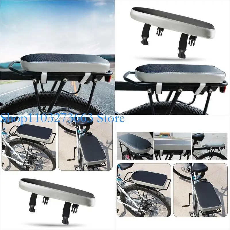 

R6FE Mountain Bike Back Shelf Cushion Bicycles Manned Cushion Bike Rear Thickened Saddle Cushion Cycling Accessories