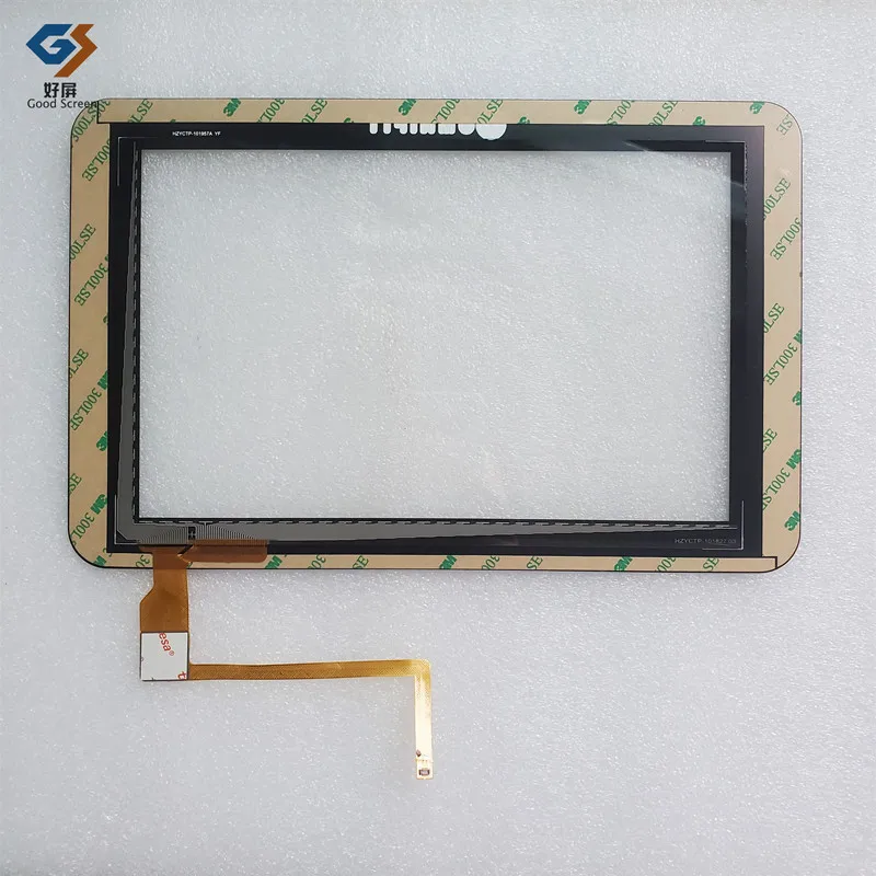 Black New 10.1 inch for OMNIFIT HZYCTP-101957B Laboratory equipment capacitive touch screen digitizer sensor external glass pane