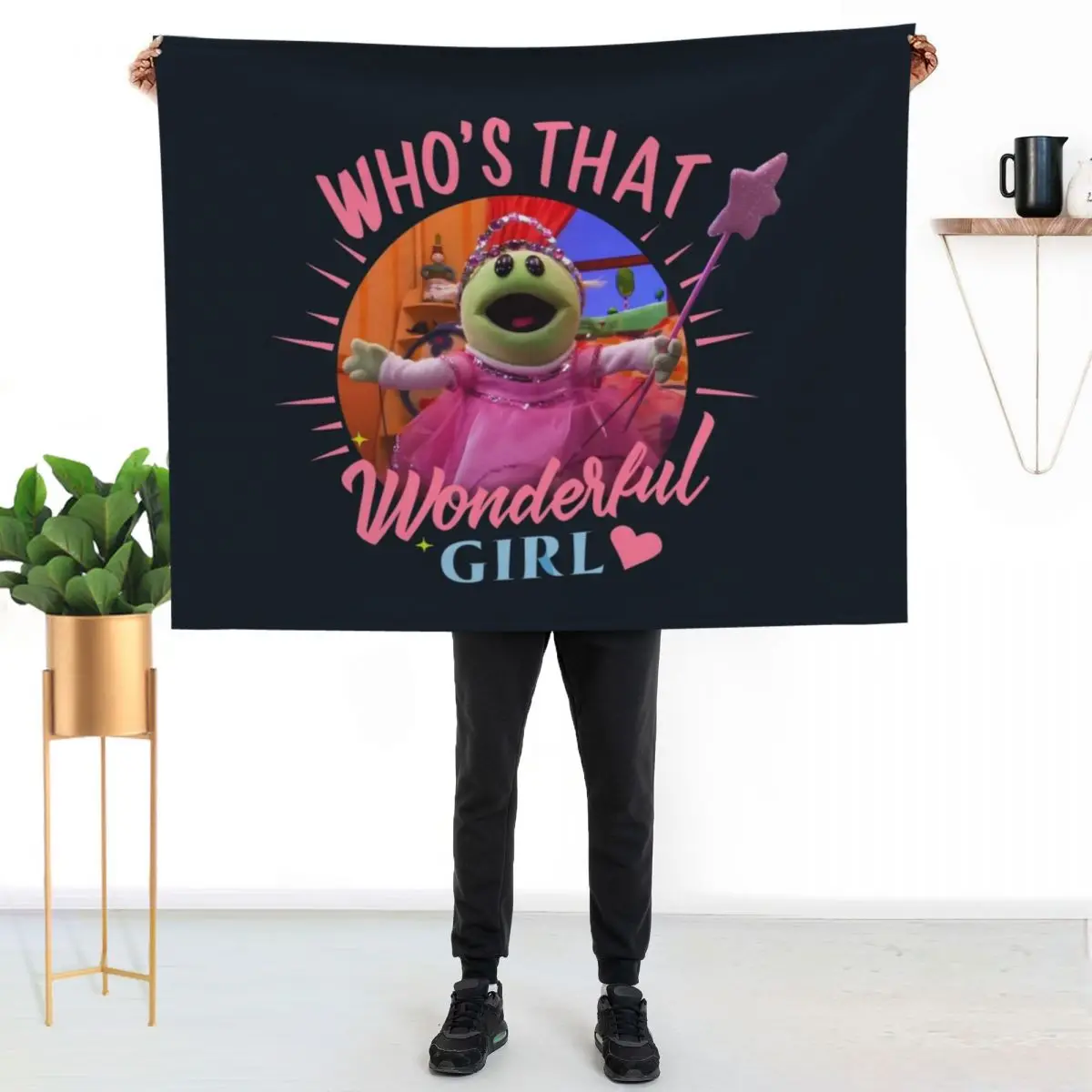 Nanalan: Who's That Wonderful Girl - Kids' Show Monster Fun! Throw Blanket Soft Beds Soft Plush Plaid Sofa Throw Blankets