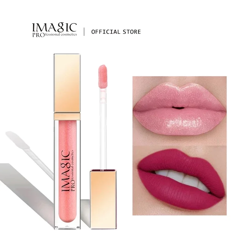 IMAGIC new waterproof and moisturizing lip gloss velvet matte lasting lip gloss ladies cosmetics 20 colors