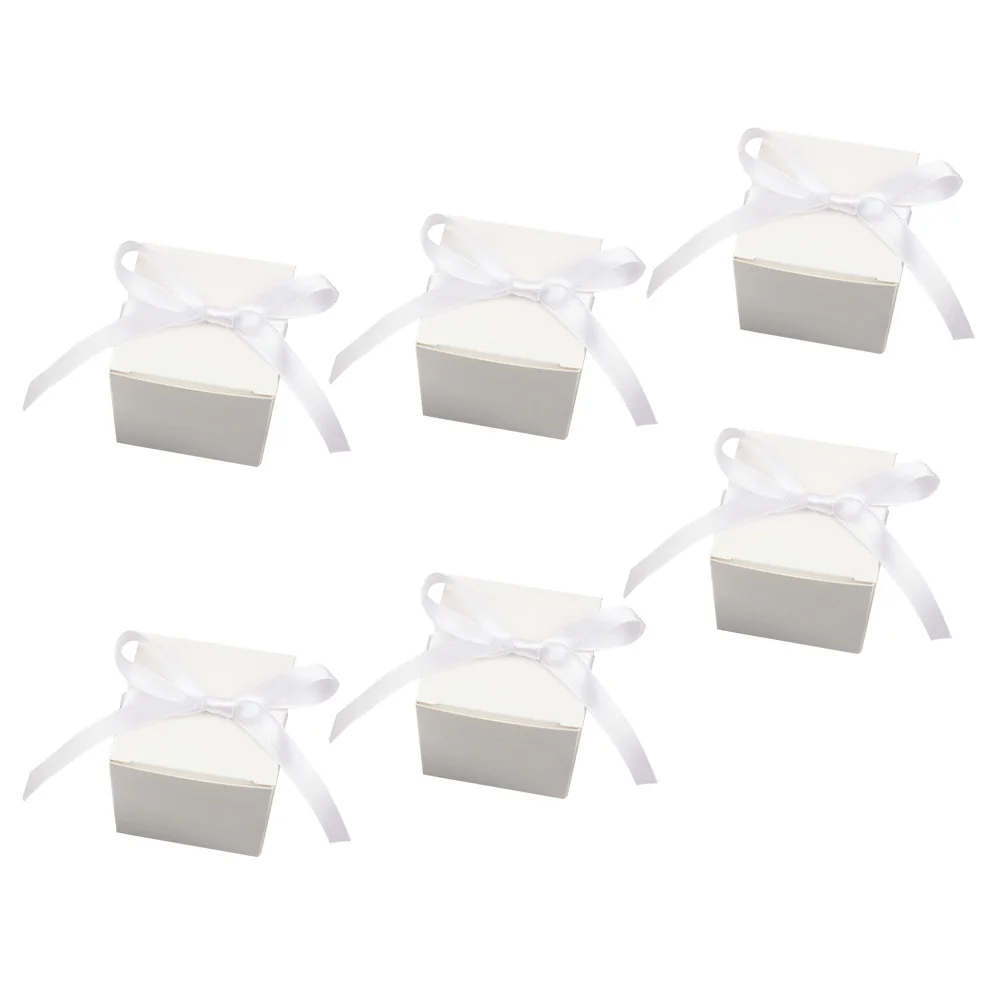 

50pcs Box Wedding Favor Candy Gift Boxes Boxes Gifts Packaging Kraft Paper Square Design Jewelry Box Party Supplies