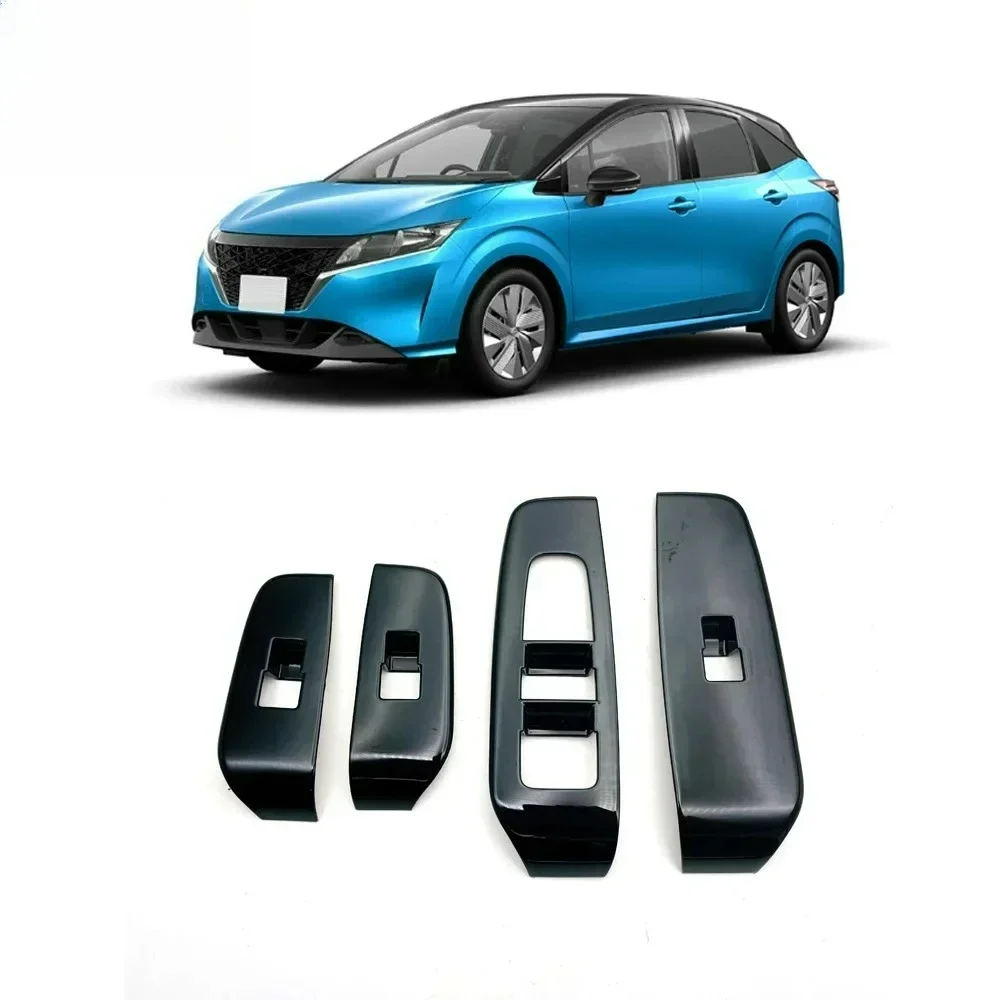 RHD For Nissan Note E13 2020 2021 2022 ABS Back Window Lift Button Switch Cover Glass Control Panle Trim Interior Accessoires