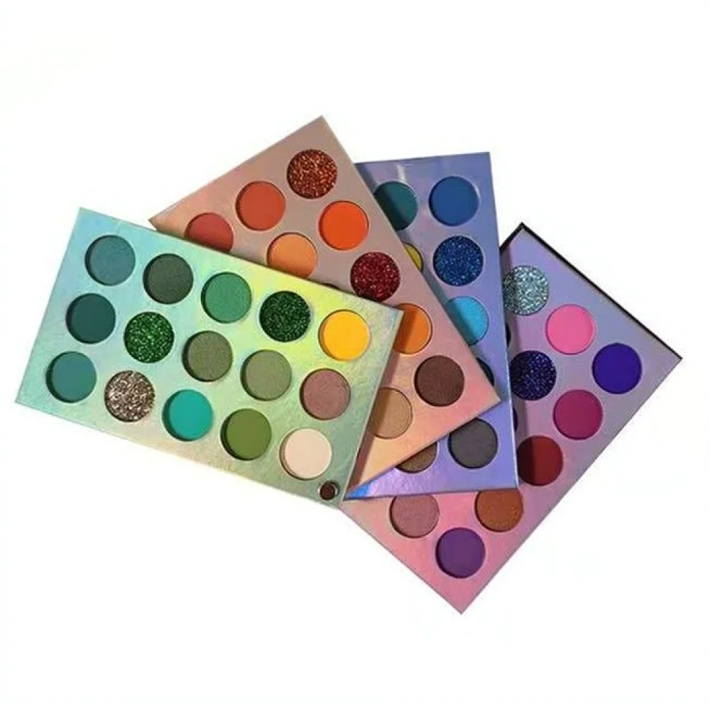 For Beauty Glazed Eyeshadow Palette Makeup Kit Rotating Style Multi Color Matte Shimmer Pigmented Cosmetic For Stage Party Daily