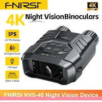 FNIRSI NVS-40 4K UHD Infrared Binocular Night Vision Device 300m 6x 36MP Digital Zoom Hunting Telescope Outdoor Full Dark NVS20