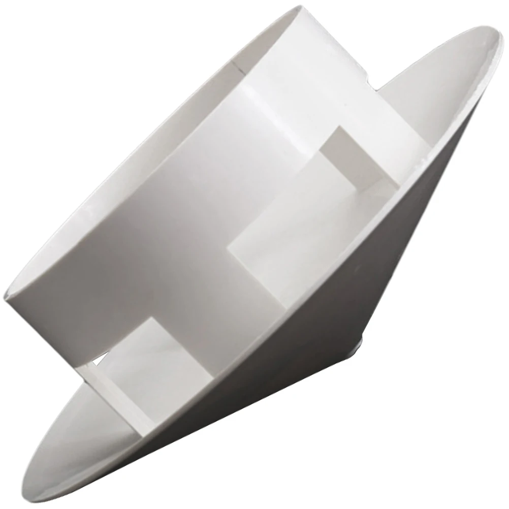 

PVC Chimney Rain Cap Roof Vent Caps Protector Cover Gutter Chain Downspout Ducting Ventilation Smoke Tube Top Floor Snorkel