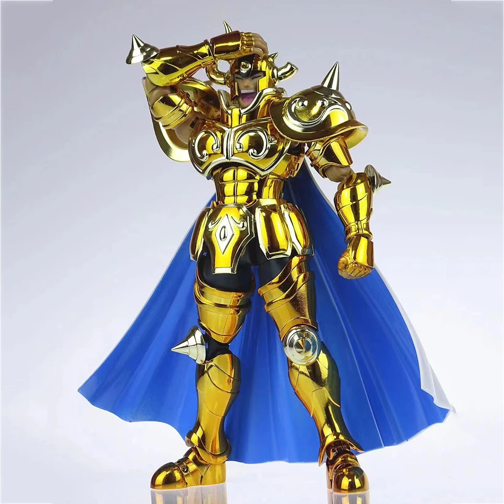 CS modelo Saint Seiya Myth Cloth EX Taurus Aldebaran 24K/OCE Gold Caballeros del Zodíaco Anime figura de acción de armadura de Metal en Stock