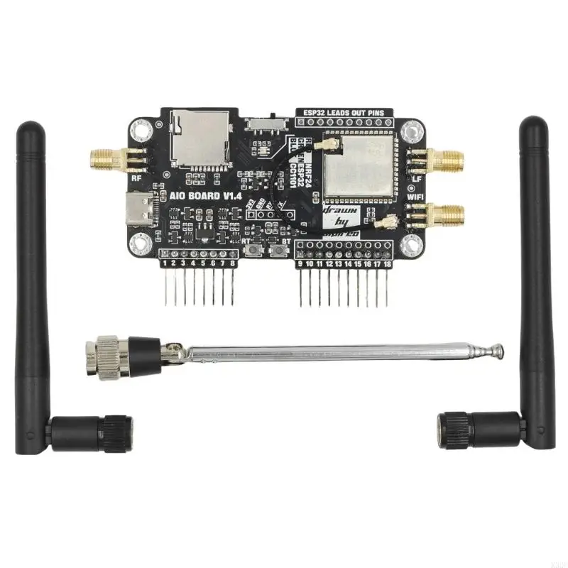 

K32C Modification Module 3 in 1 Multifunction Development Board NRF24 ESP32 Development Electronics Project Board