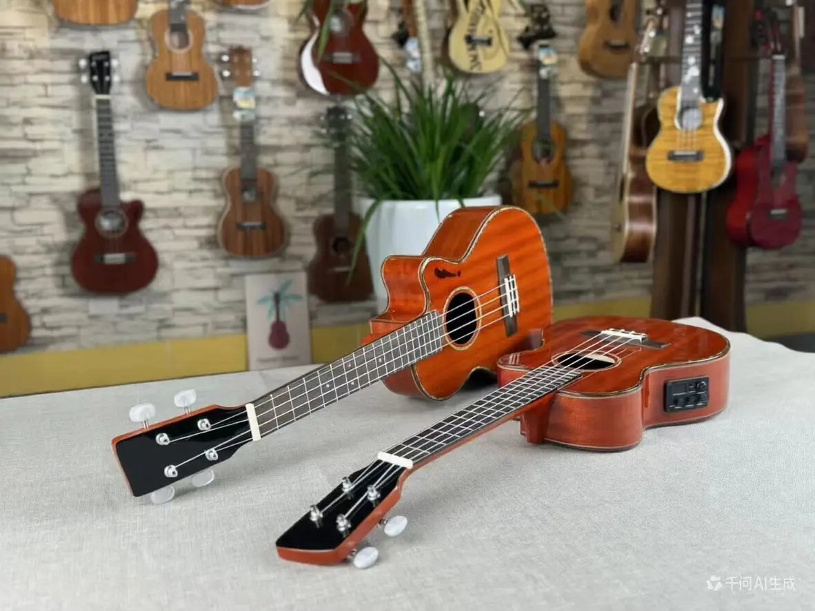 

Professional 26" ElectricAcoustic Ukulele With Full mahogany TOP/Body, 26 tenor ukulele with pickup tuner