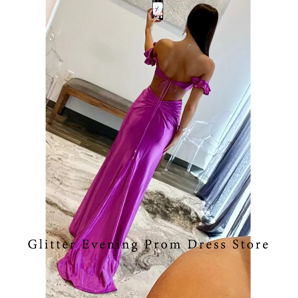 2024 Sexy Prom Dresses For Women Mermaid Sweetheart Off-Shoulder Flower Backless Lace Up Custom Birthday Evening Party Grows