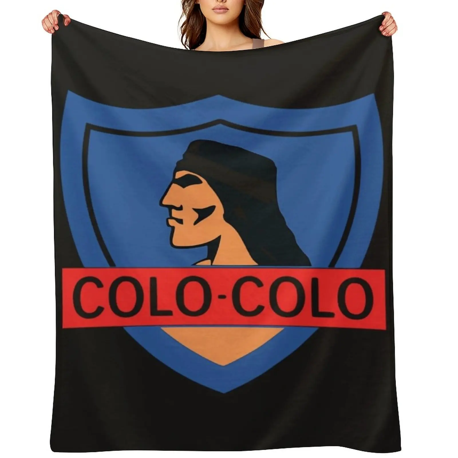 

Colo-Colo Logo Classic T-Shirt Throw Blanket Luxury Brand Designers For Decorative Sofa warm for winter Blankets