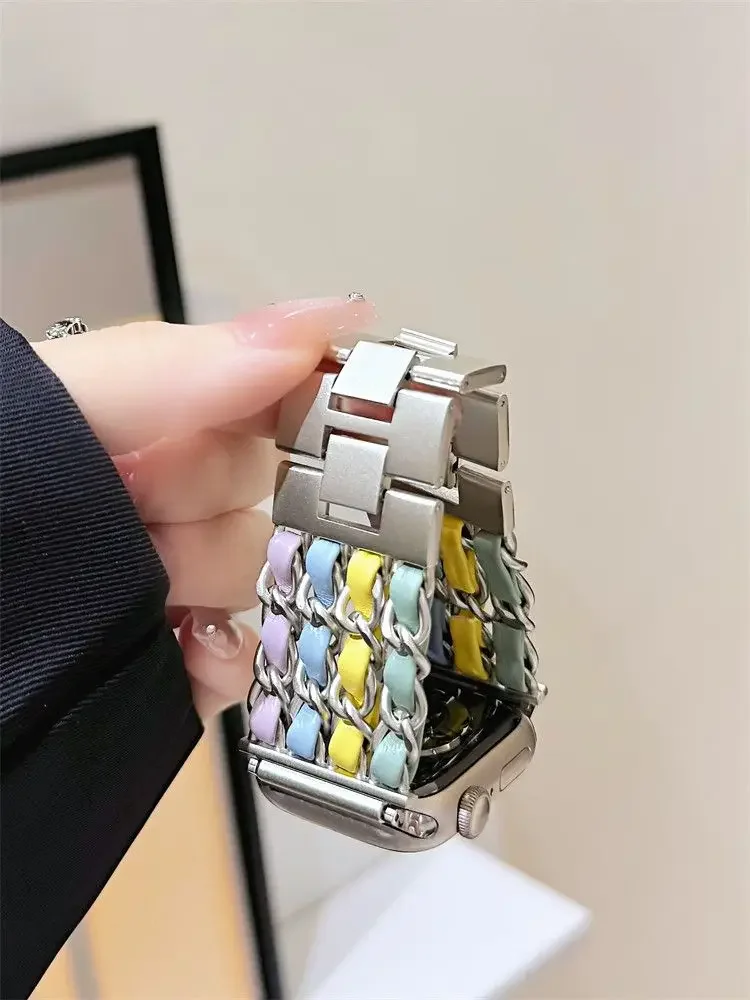 

Morandi pickup buckle compatible with 38/40/41/42/44/45/46/49mm compatible with Apple Watch strap Ultra/Se10/9/8/7/6/5/4/3/2/1