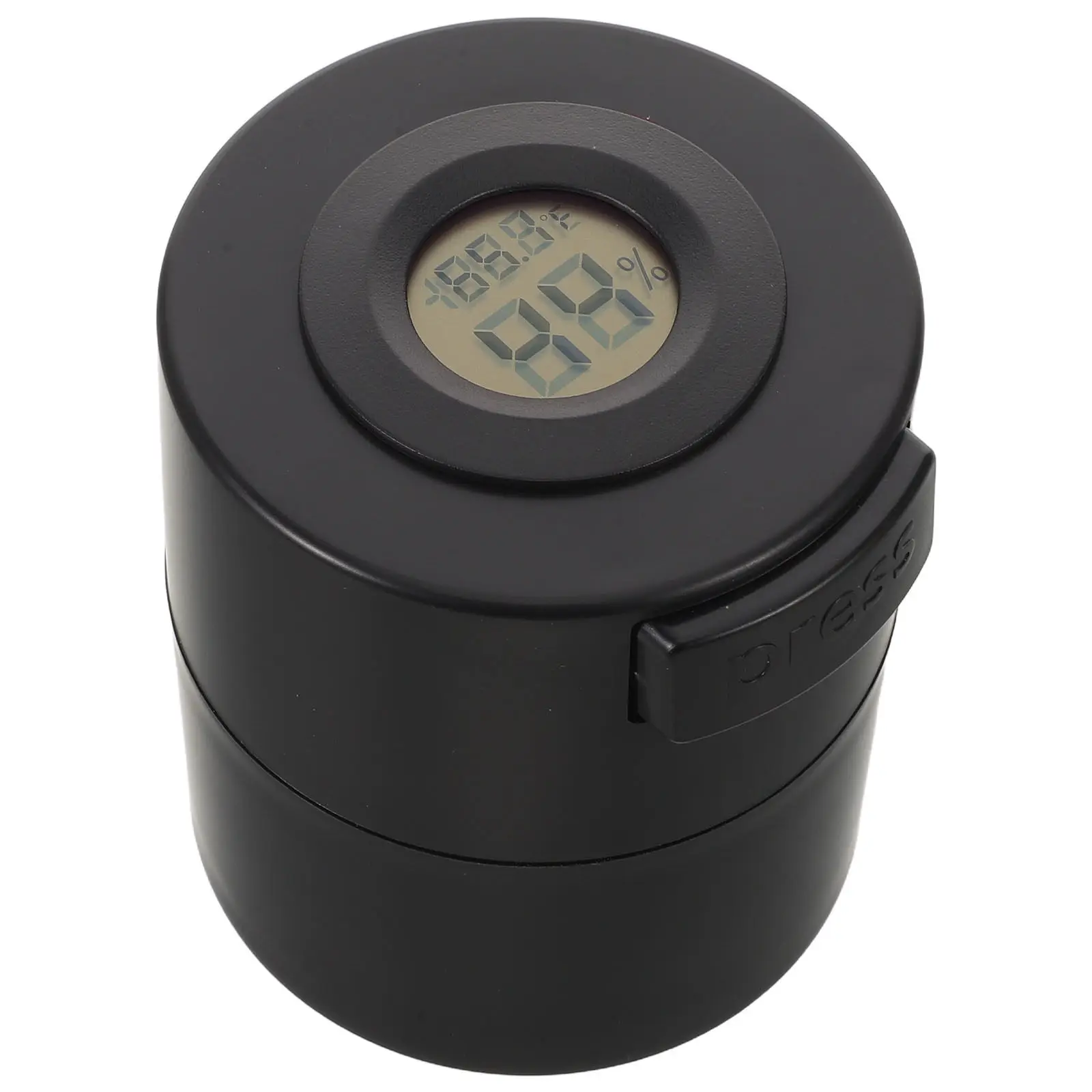 Eyelash Glue Storage Container Airtight Sealed Jar with Temperature Humidity Monitor for Lash Extensions