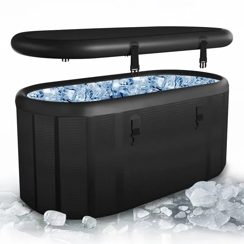 

Xiangyin Vanace Portable Oval Ice Bath Tub High Quality Drop Stitch Cold Plunge Inflatable Spa Ice Bath For Recovery