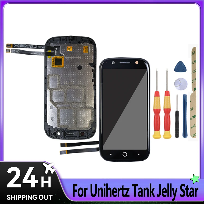 Für Unihertz 8849 Tank 2 Pro/Jelly Max/Jelly Star/Tank Mini/Tank 3/LCD-Display + Rahmen Komplette Montage für Mobiltelefon mit Werkzeugen – Detail 2