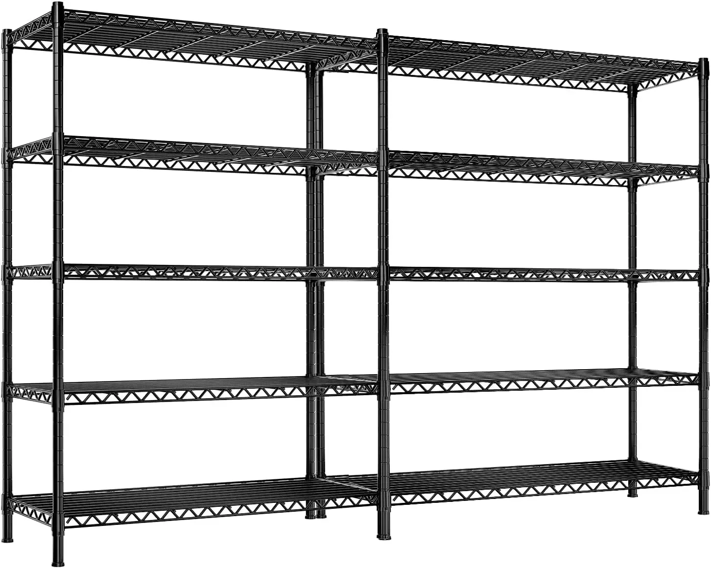 %a 5-Shelf Wire Shelving,Storage Shelves Metal Shelves for Storage,71’’H Adjustable Garage Shelving Heavy Duty Storage Rack Pa