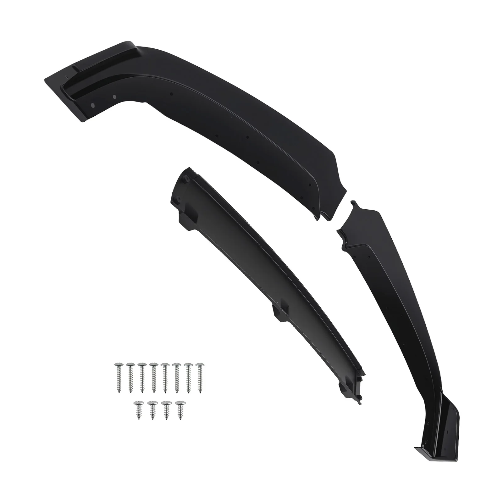 

Glossy Black Front Bumper Splitter Spoiler Lip Kit For BMW F30 Base 2012-2015
