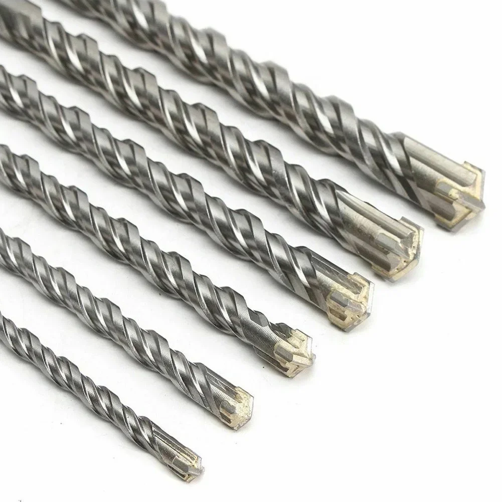 

1pc Electric Hammer Masonry Drilling Bit 5-12mm Concrete SDS P Lus Drill Bit Cross Tips 4 Cutters 110mm Length