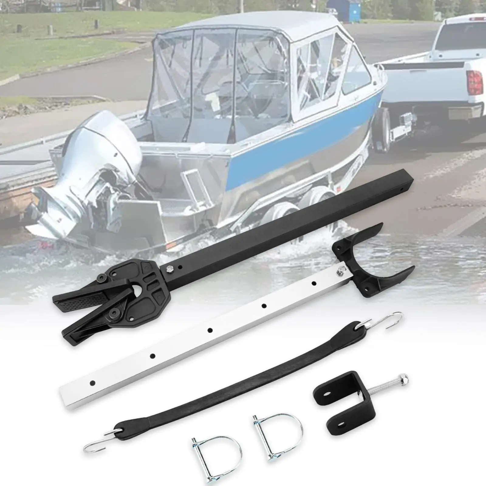 Heavy Duty Boat Motor Mount Bracket Trailer Mount Stainless Steel Accessories for Rubber Speedboat Engine Support
