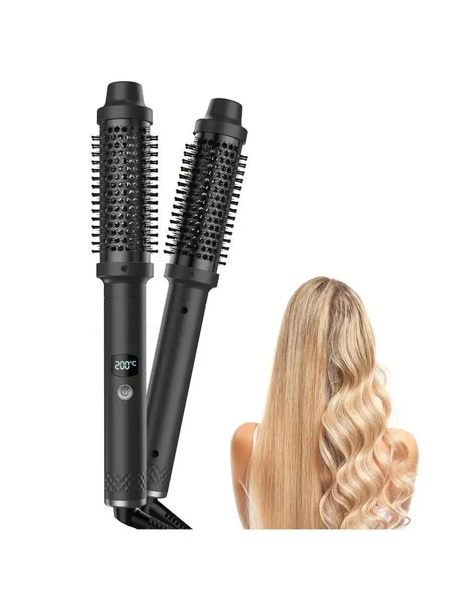 Ionic Hair Straightening Comb, Protects Hair, Large Waves/Curls Hair Styling Wand, Multiple Temperature Settings