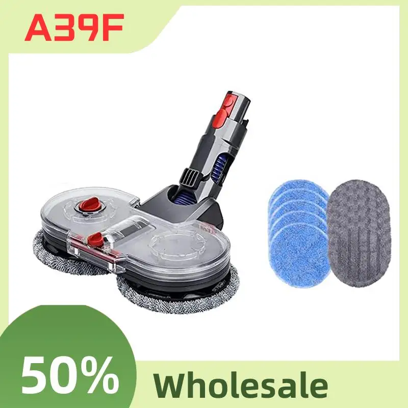 

A39F Top Electric Mop Attachment For Dyson V7 V8 V10 V11 V15 Vacuum Cleaner With Removable Water Tank Set Of 10 Mop Pads
