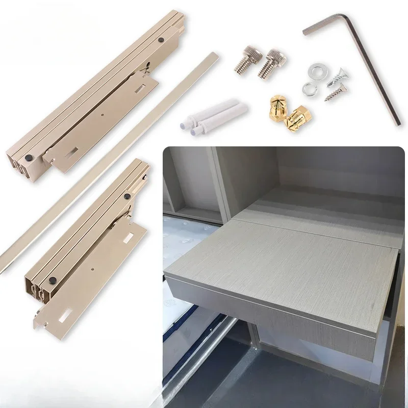 Extended Side , Rising , Invisible Guide Rail, Lifting, Telescopic Folding Table, Desk, Pull-out Slide Rail, Hardware