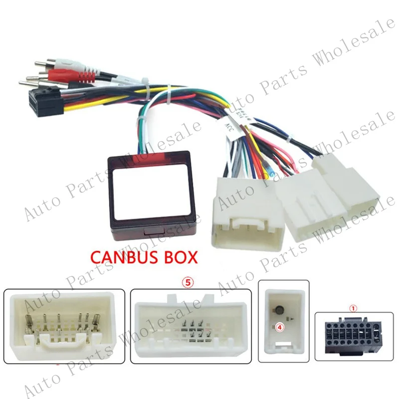 Z 16 Pin Wiring Harness Canbus Box Adapter for Toyota Prado Sequoia Lexus 330/350