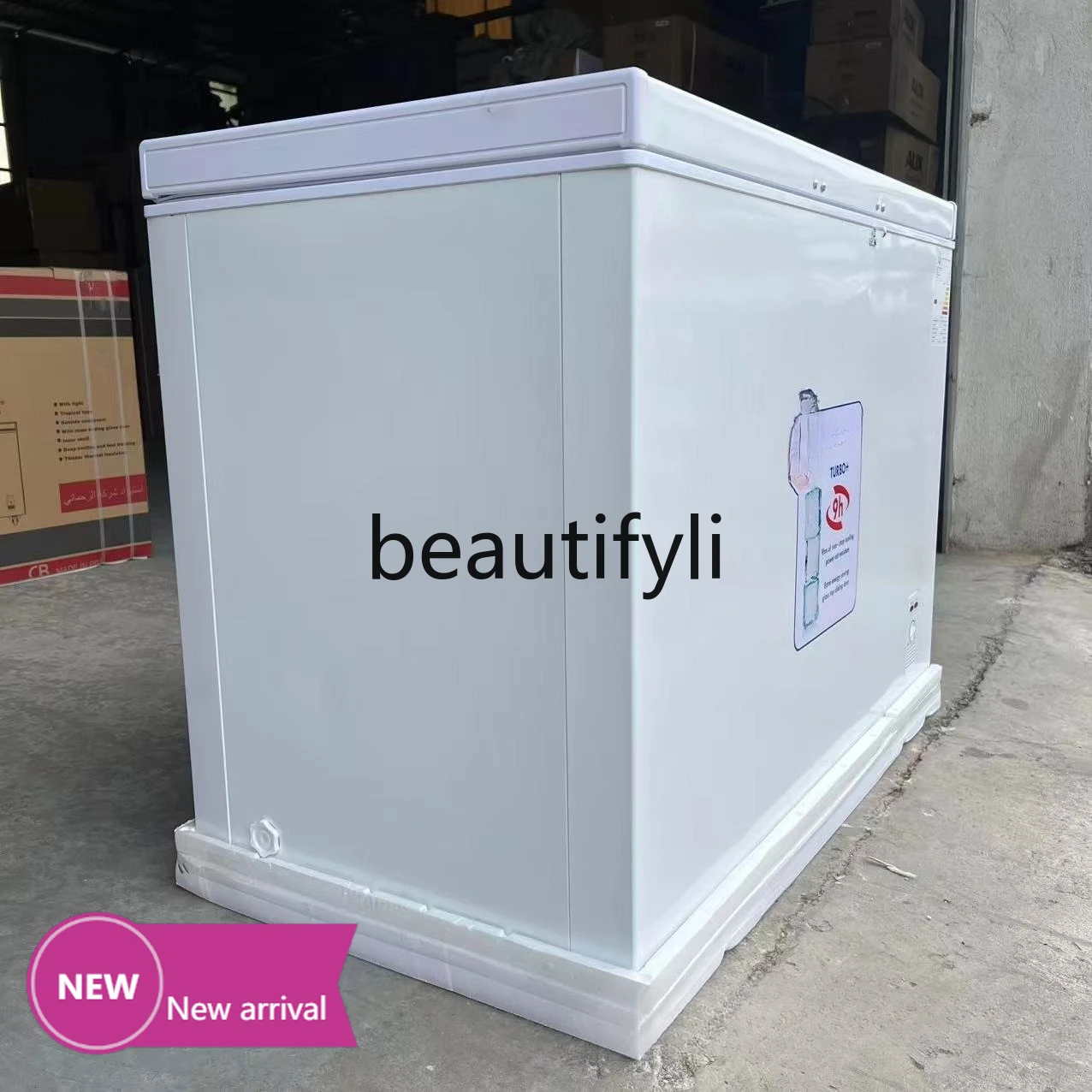 

Commercial horizontal freezer for refrigerated frozen quick-frozen meat, freezer 150L300L litersX