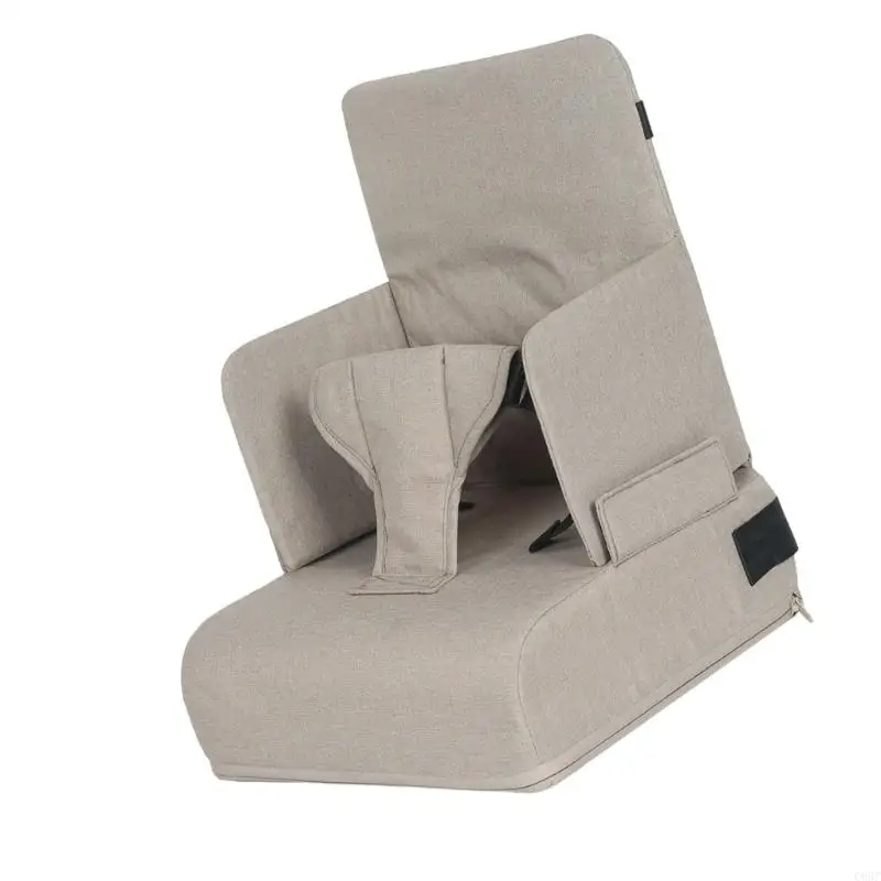 Chaise pliable C63C pour enfants, coussin en tissu universitaire Simple