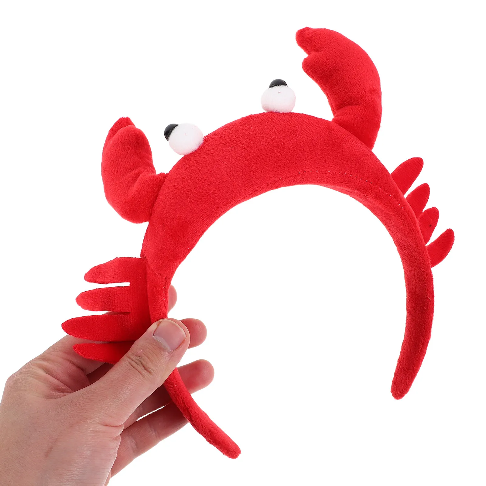 3Pcs Funny Crab Lobster Headbands for Creative Sea Animal Headwear Comfortable Hair Accessories for Washing Face Costume