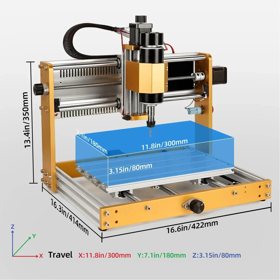 

CNC 3018Plus With 500w Spindle Motor DIY Laser Engraving Machine For Wood And Plastic