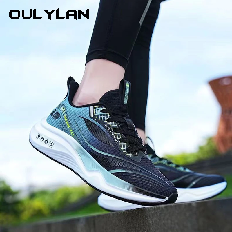 

Lightweight Running Shoes For Men Breathable Rebound Casual Sneakers Outdoor Non-Slip Walking Shoes Trendy Lace-Up Man Sneakers