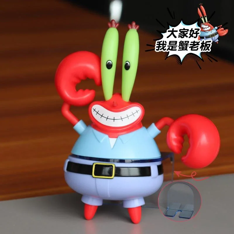 SpongeBob SuqarePants 25th Anniversary Time Travel Series Action Figures Refrigerator Magnet Toy Collection Ornaments Kids Gifts
