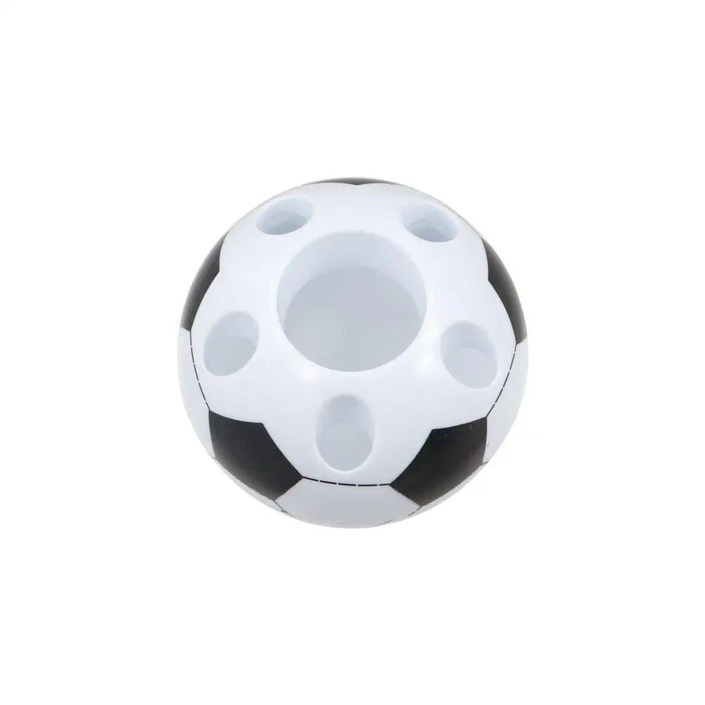 Interrupteur porte-stylo rond en forme de football pour enfants, stockage de stylo créatif, récipient de papeterie classique, Evalubrittop