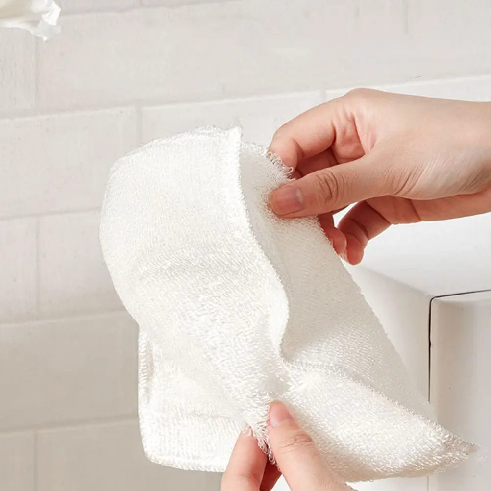 6 قطعة ألياف الخيزران طبق القماش سميكة قابلة لإعادة الاستخدام المطبخ تنظيف الملابس التجفيف السريع رائحة مقاومة غسل منشفة للمنزل #2