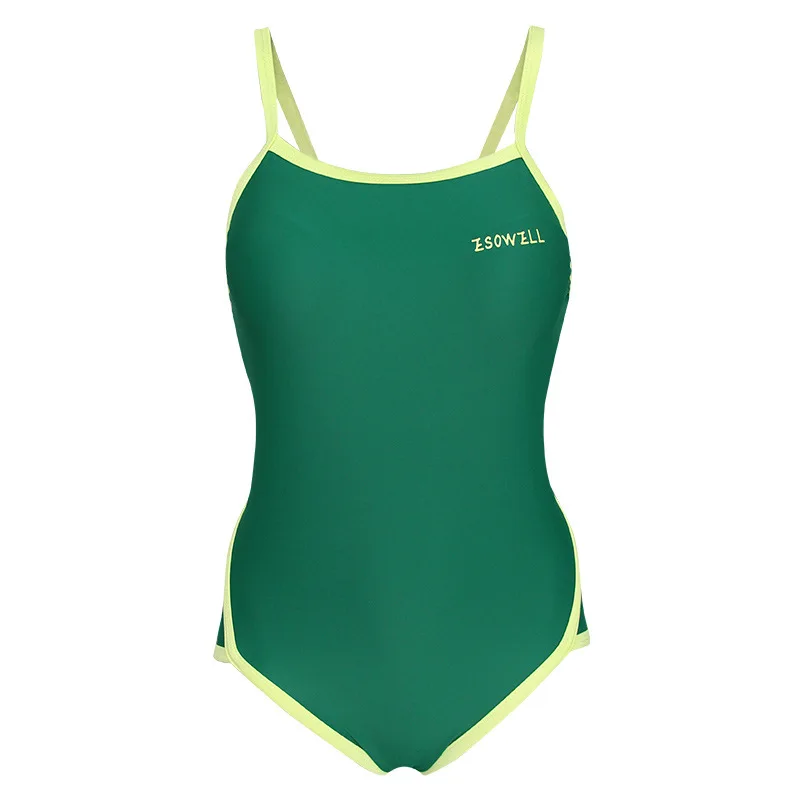 Racing Swimsuit Women's Small Breasted Sexy Soaking Hot Spring Professional Training Ladies Swimwear