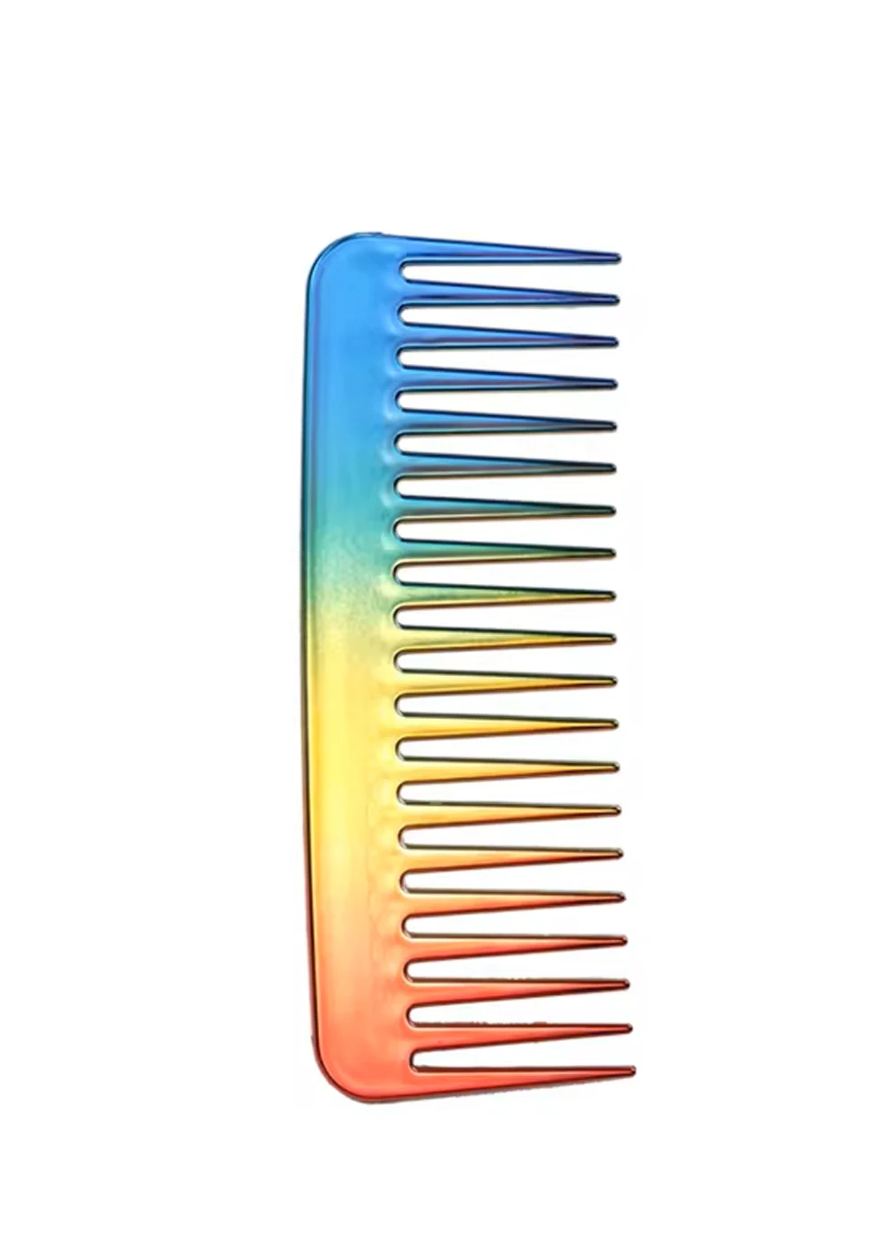 1pc plastic thickened fashionable design comb wide teeth anti-static massage comb hairdressing tool Special for real hair wigs