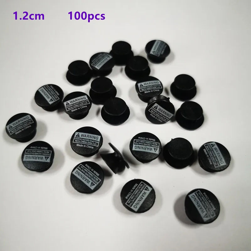 50pcs 100pcs Plastic Buckles 1.2/1.3cm Black Buttons Tapered Buckle Shoe Decorations Shoe Charms Buckles DIY Accessories